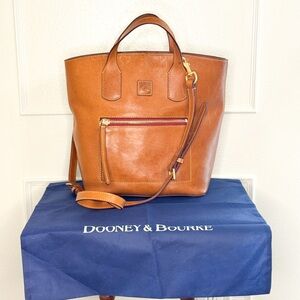 Dooney & Bourke Chestnut Leather Tote